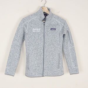 Patagonia Better Sweater Full Zip Fleece Gray Jacket Womens Sz XS Branded